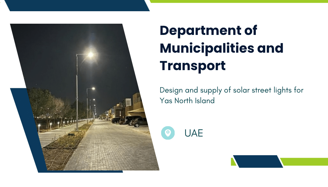 Department of Municipalities and Transport — Yas North Island project card