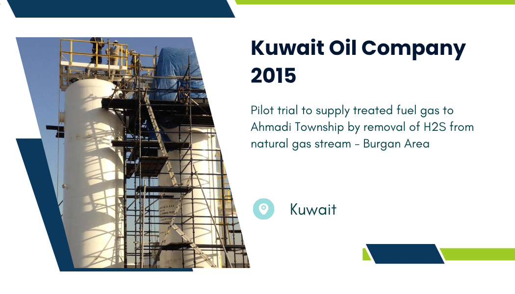 Kuwait Oil Company 2015 project card